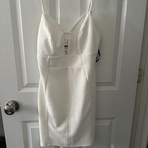 Haute Monde Size M off white cocktail dress